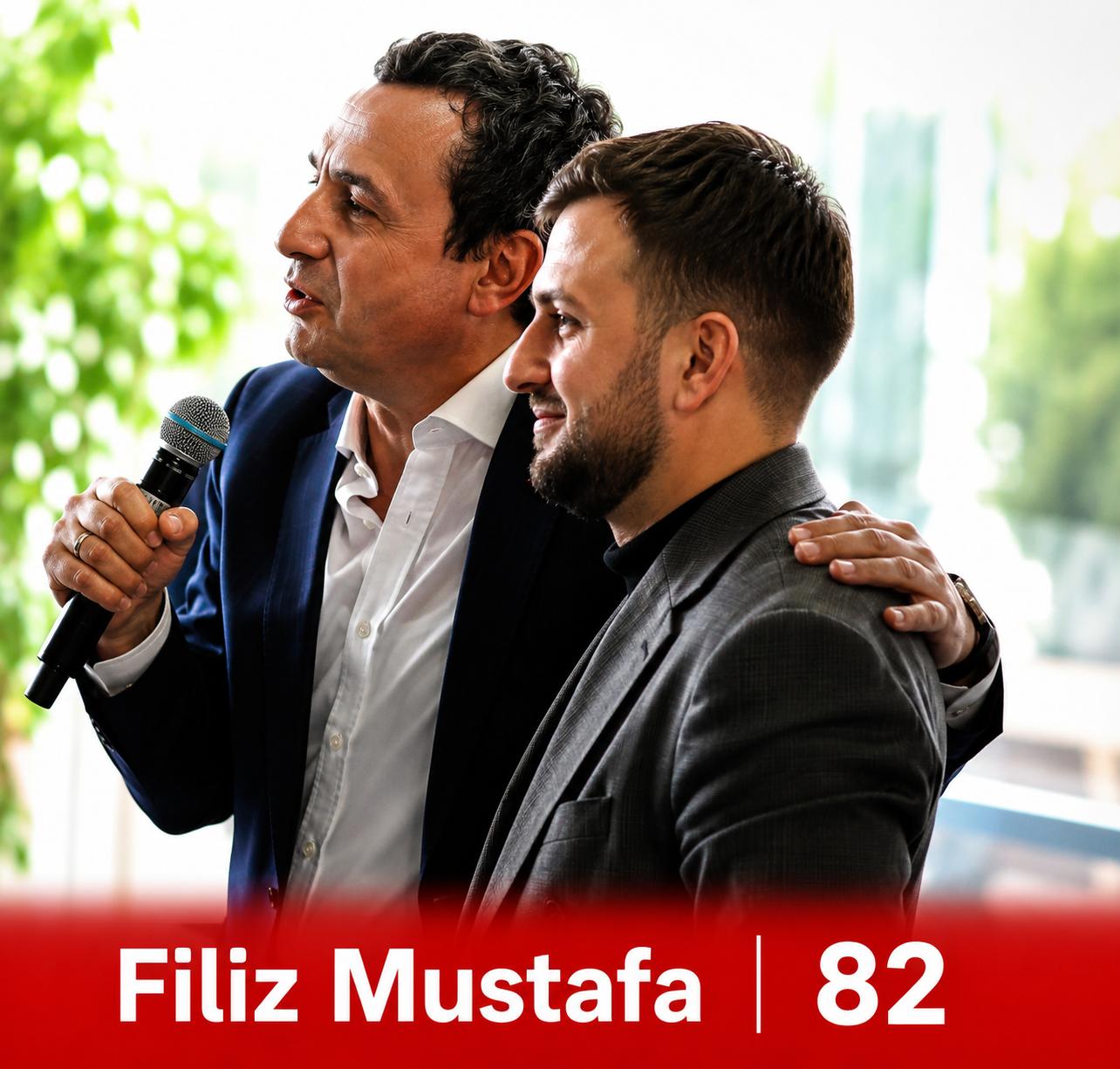 Filiz Mustafa me Albin Kurtin